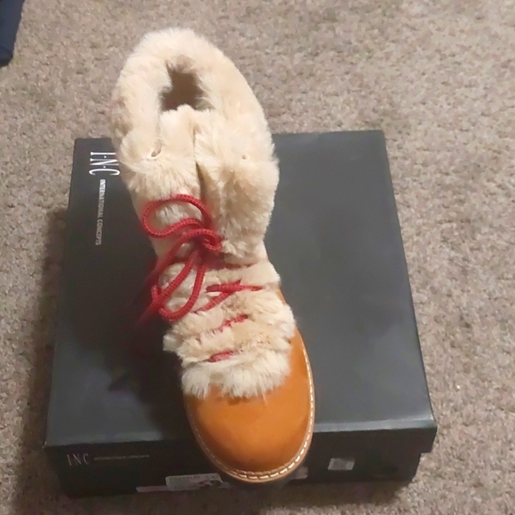 INC lace up winter boots - Picture 3 of 3